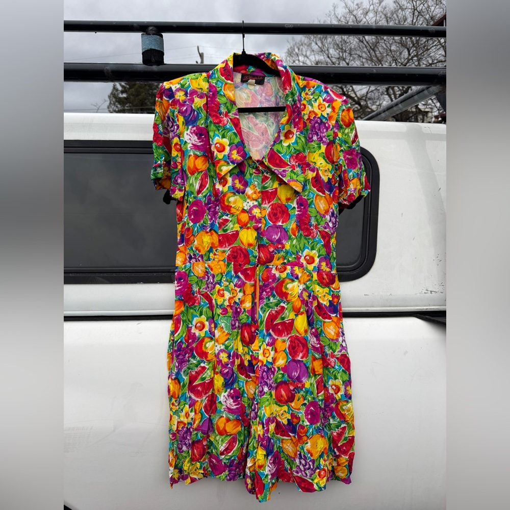 Fruit and Flower Vintage Romper